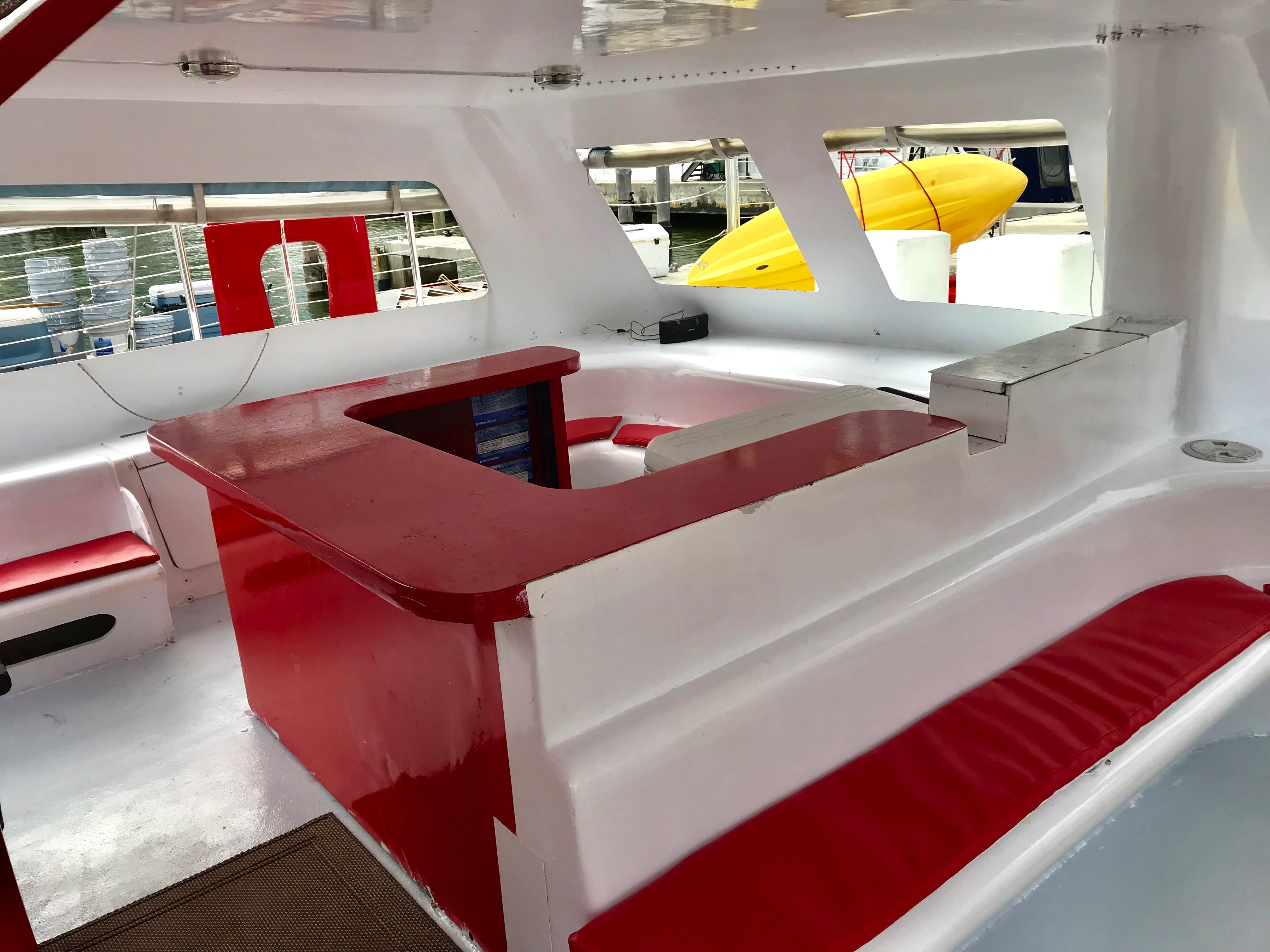Catamaran + Water toys (40 people)