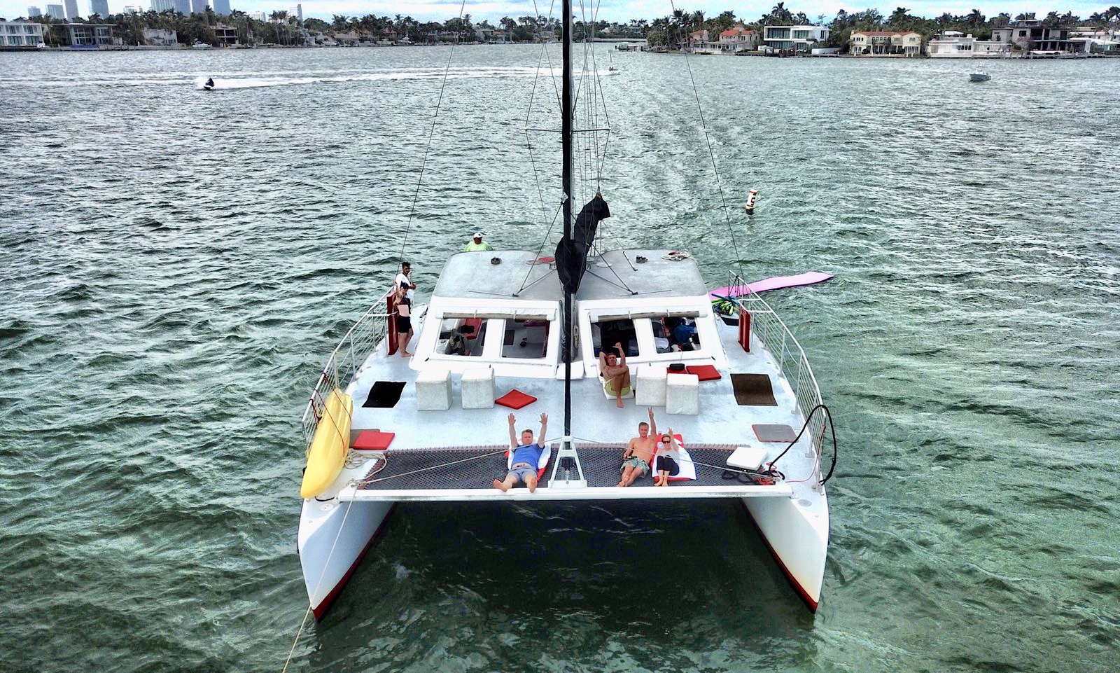 Catamaran + Water toys (40 people)