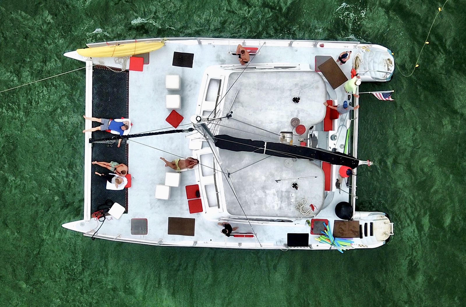 Catamaran + Water toys (40 people)
